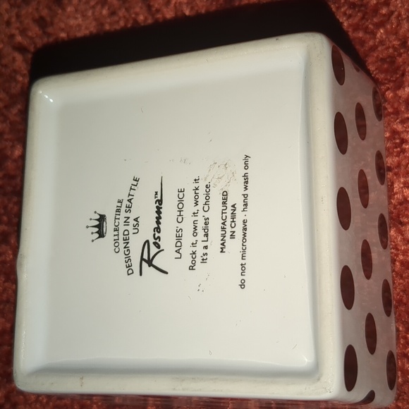 •🖤Rosanna Polka Dot Coral Dish - Picture 4 of 8